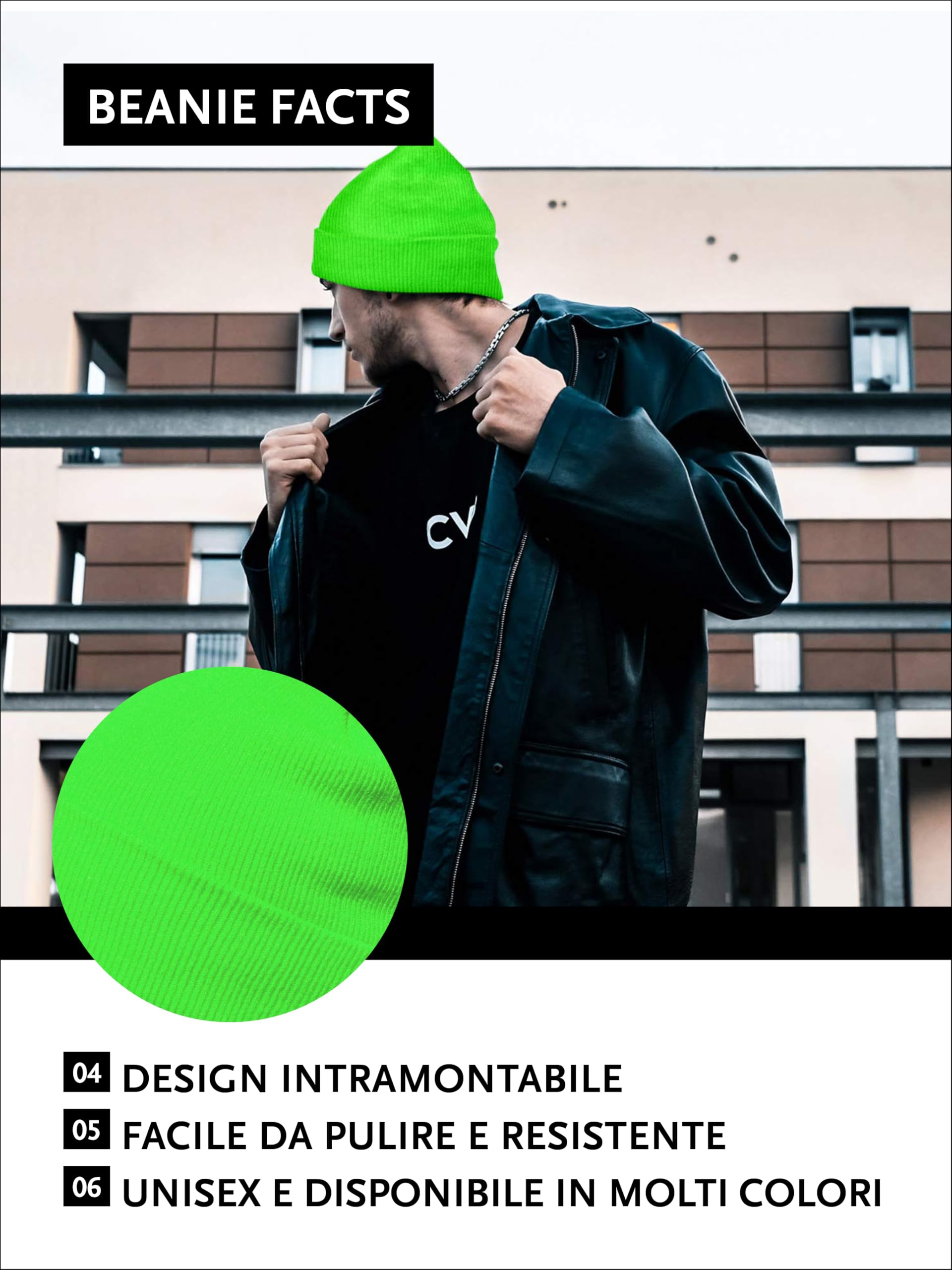 DonDon Berretto Uomo Berretto Donna Beretto Invernale Beanie Design Classico