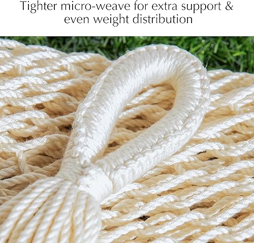 Miniatura 5 de PNAEUT Mayan - Hamaca de cuerda de nailon (Natura, XL)