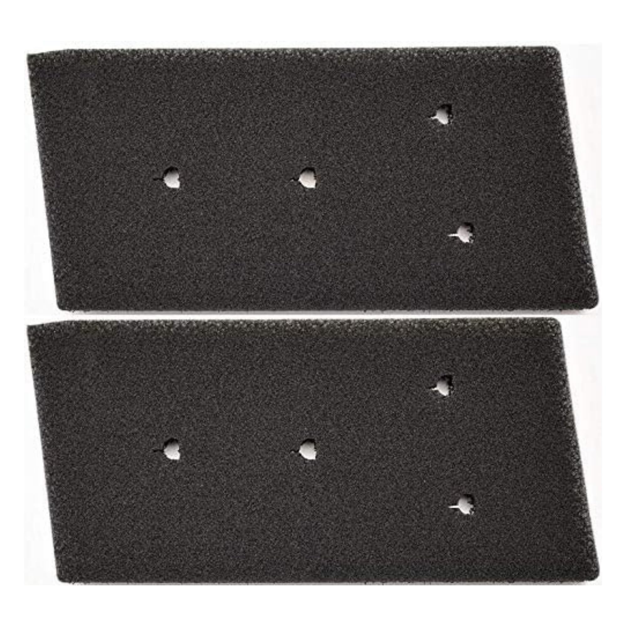 Filterwelt Black Set Of 2 Filters For Bauknecht Privileg Whirlpool Hx 481010716911 Dryer, Heat Pump Dryer, Fine - Coarse 230 X 115 X 14 Mm, Sponge Filter, Filter Mat, Condenser Dryer, Sponge 100% Made In Germany