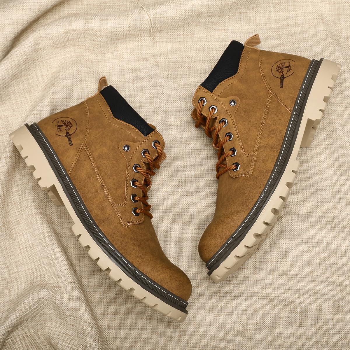 Shaire Men's Leather Chukka Boots | Lace-Up Ankle Boots for Men | Casual Comfort Boots - Image 8