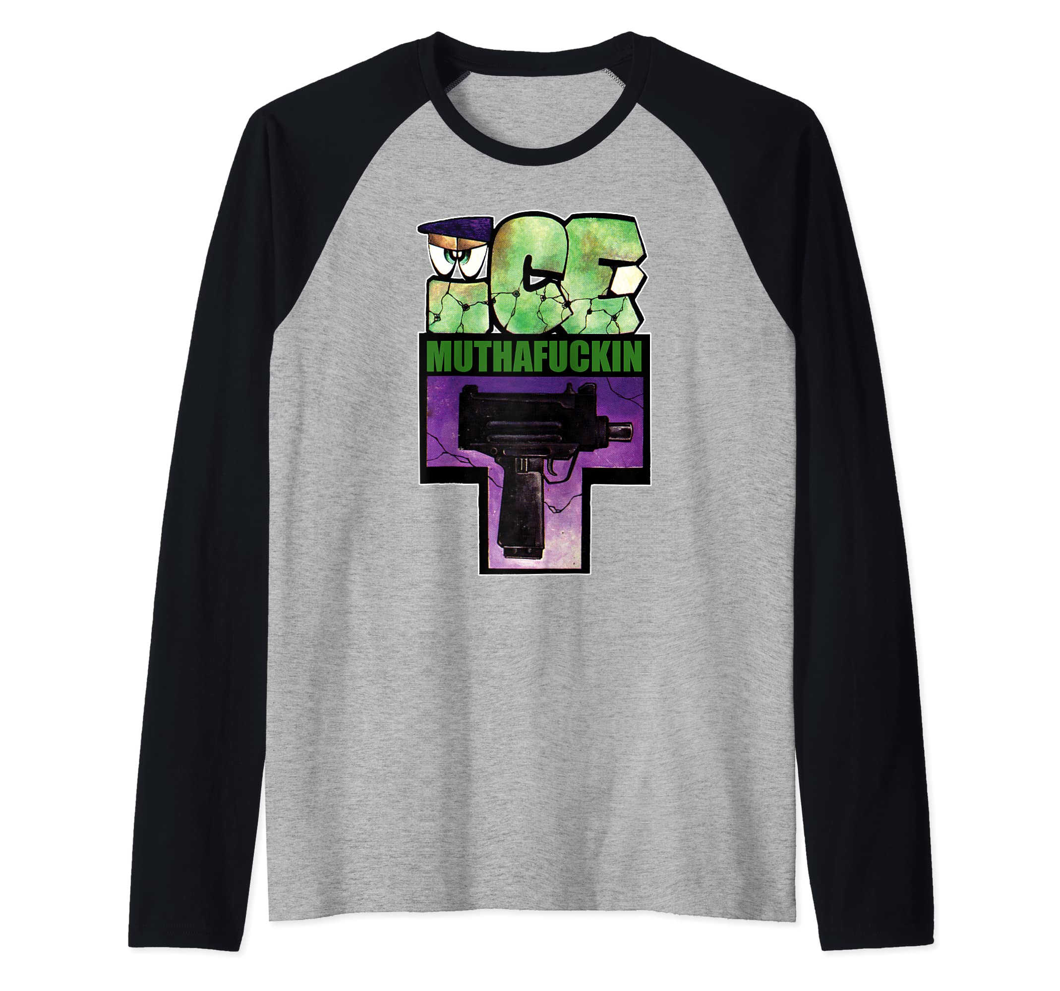 Control IndustryIce T - Uzi Raglan Baseball Tee