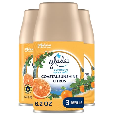Glade PlugIns and Automatic Spray Air Fresheners Coastal Sunshine Citrus