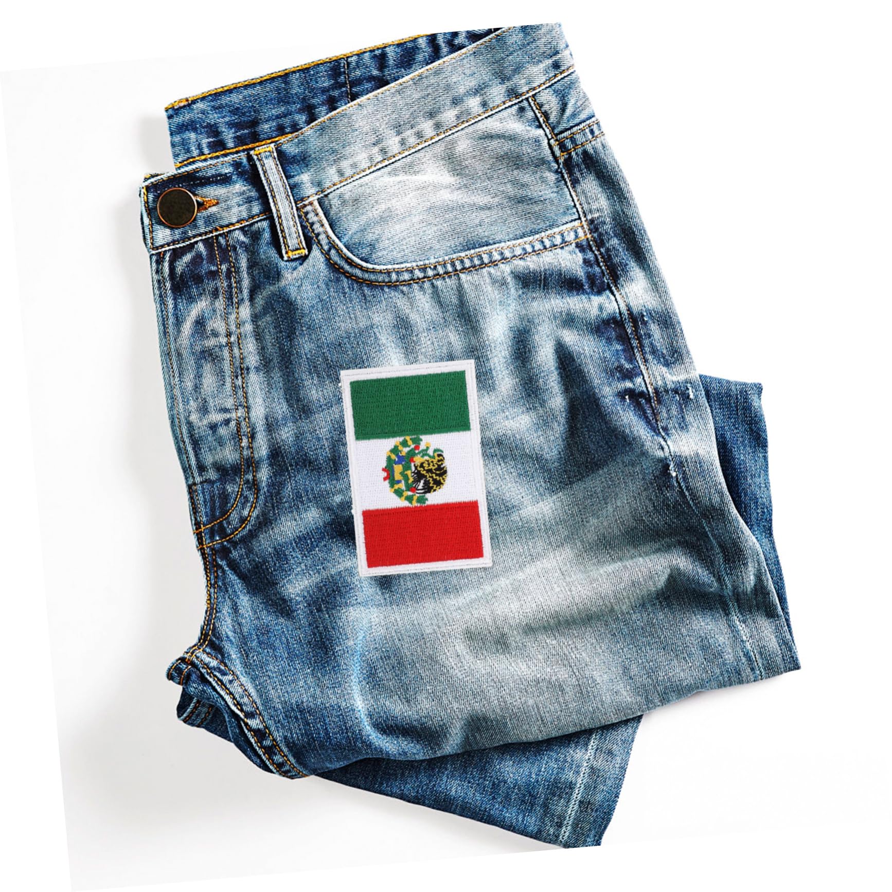 25pezzi Toppe Termoadesive Bandiere Per Abbigliamento e Accessori Decorazioni Per Borse e Scarpe Per Riparazioni e Decorazioni Te