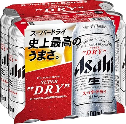 Amazon Co Jp アサヒ スーパードライ 350ml 6缶パック Amazon Co Jp アサヒ スーパードライ 350ml 6缶パック