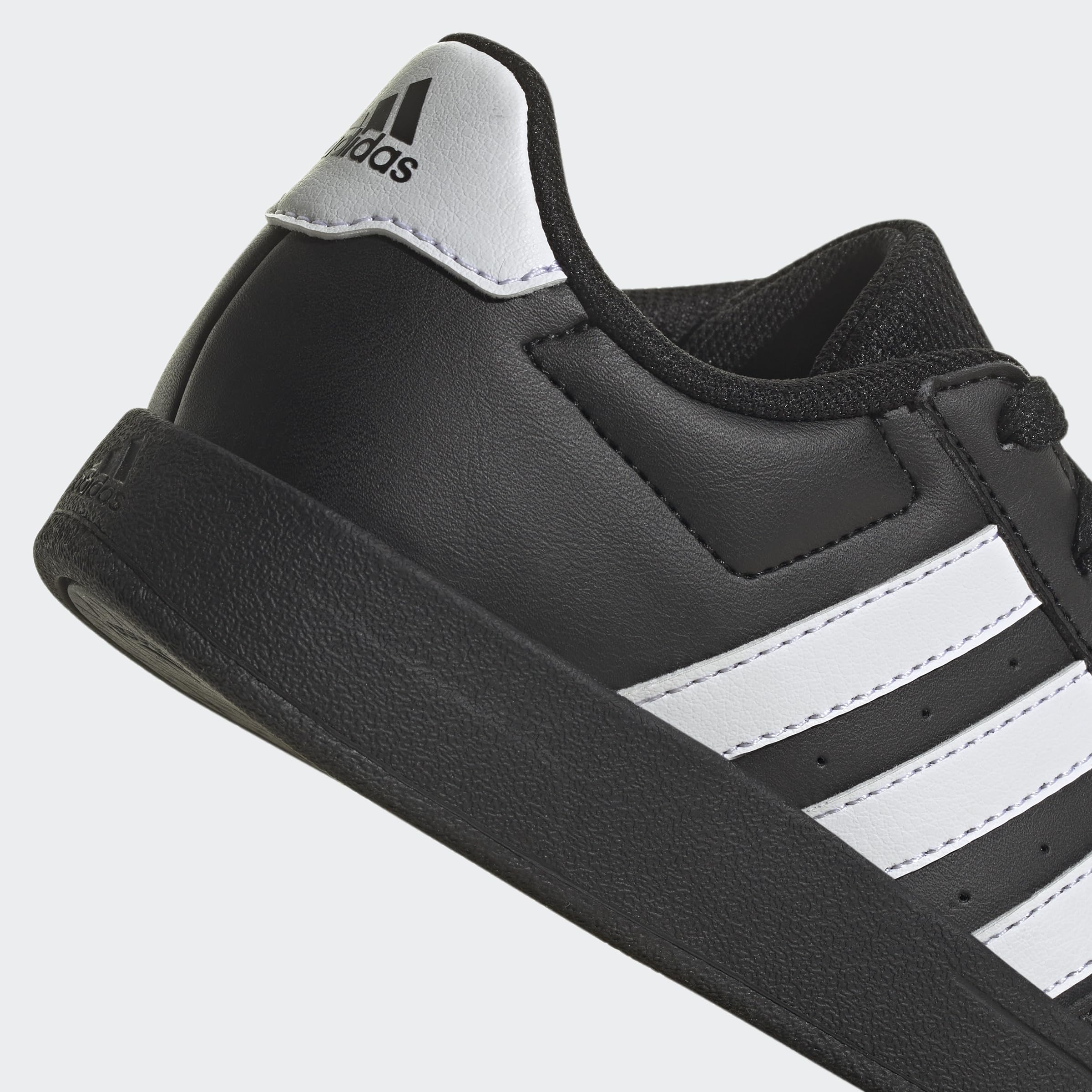 adidas Breaknet Lifestyle Court Lace Shoes, Zapatillas Unisex niños, Core Black Cloud White Cloud White, 36 2/3 EU
