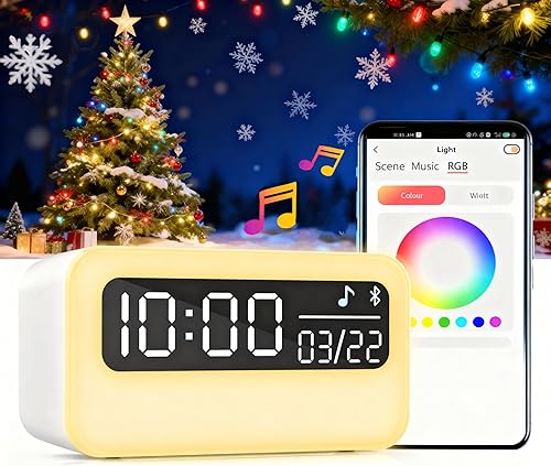 Máquina de sonido de ruido blanco 4 en 1 con 24 sonidos relajantes, luz nocturna ajustable para niños y adultos, altavoz Bluetooth recargable de