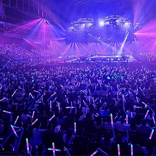 Miniatura 7 de 72 Pcs Giant 16 Inch Foam Glow Sticks Patriotic Party Supplies Favors 3 Modes Color Changing Led Light Sticks Glow Batons Glow In The Dark Accessory