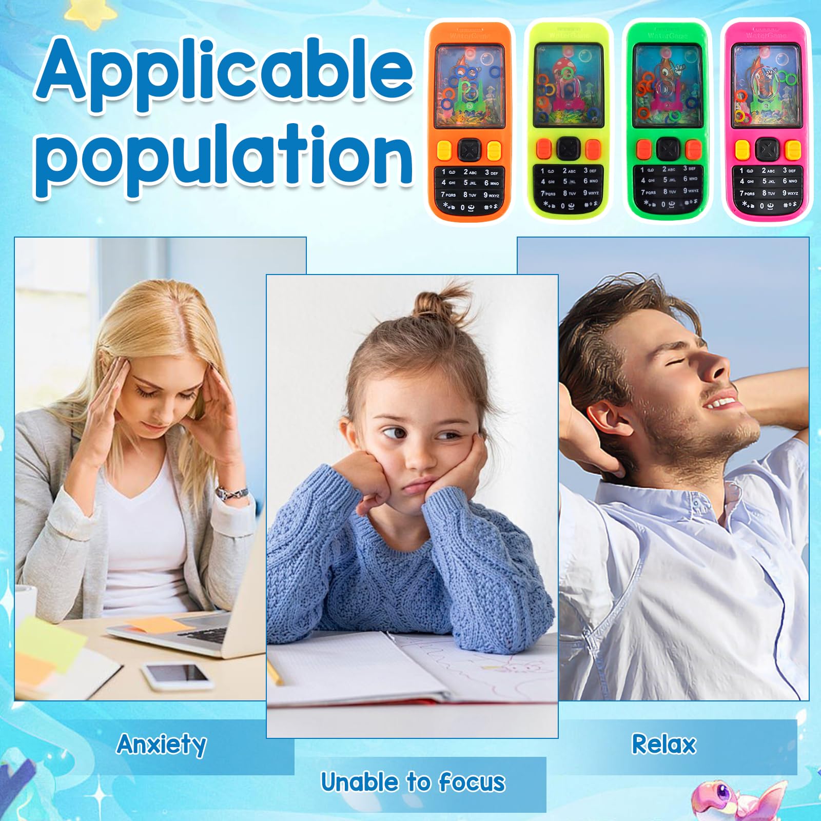 Flipper ad Acqua,12 Pezzi Gioco Anelli D'acqua Giocattolo,Mini Flipper ad Acqua per Ragazze e Ragazzi,Gioco da Viaggio,Regalini Compleanno Bambini,Pinata,Riempimento Festa,Piccoli Regali