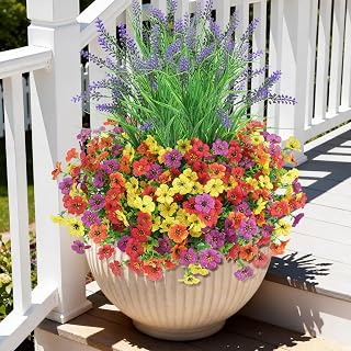 INQCMY UV Resistant Artificial Daisy Flowers 1