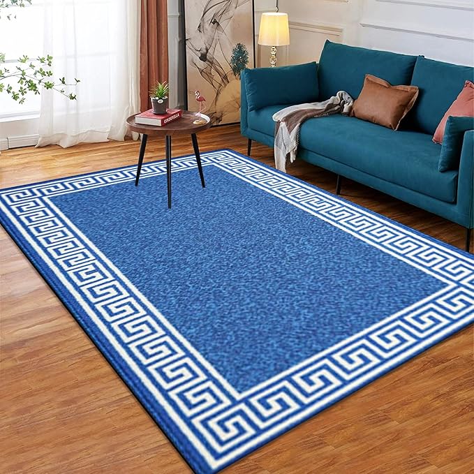 Prime Linens Heavy Duty Area Rug Non Slip Backing Washable Indoor