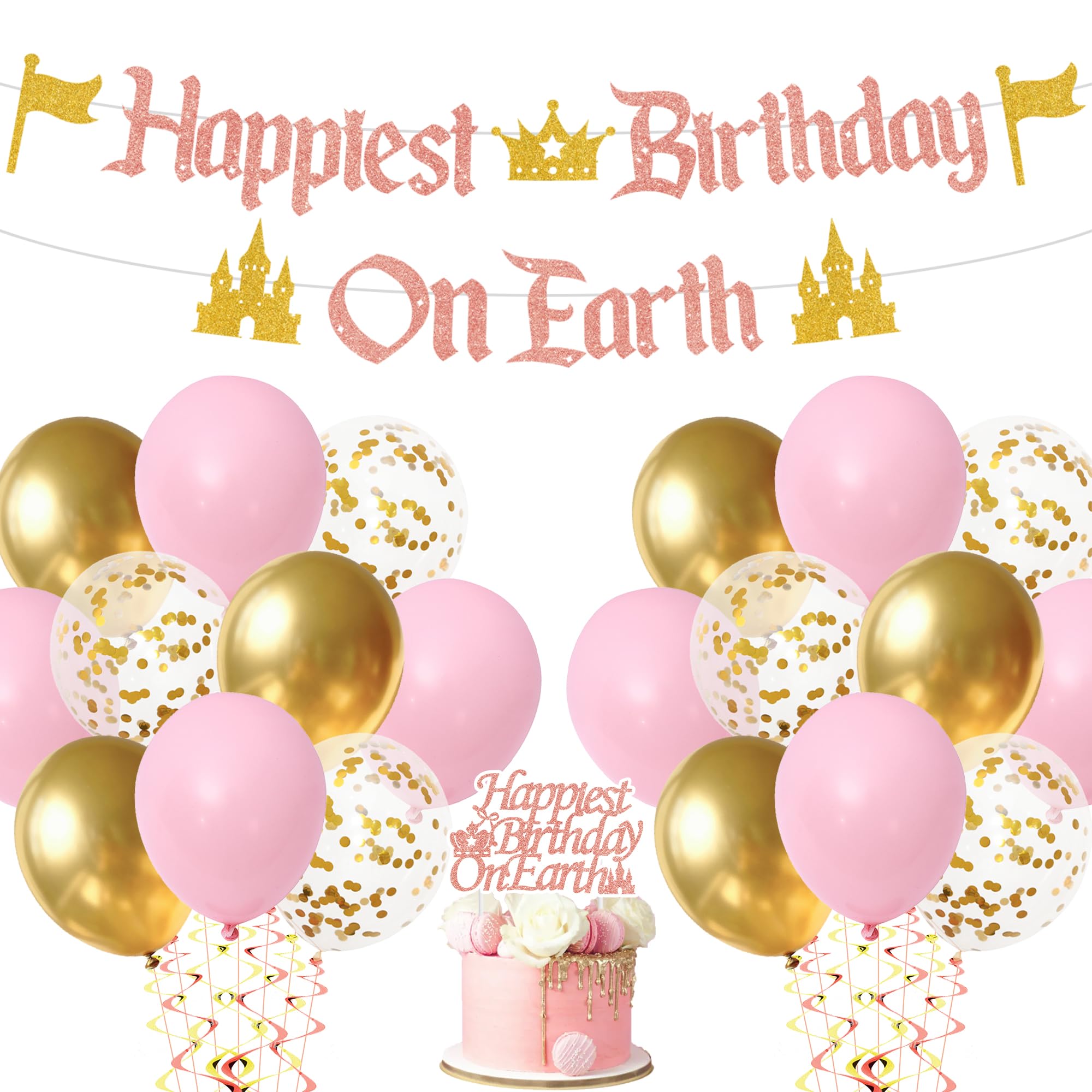Photo 1 of ChenjunCo Princess Theme Birthday Decorations