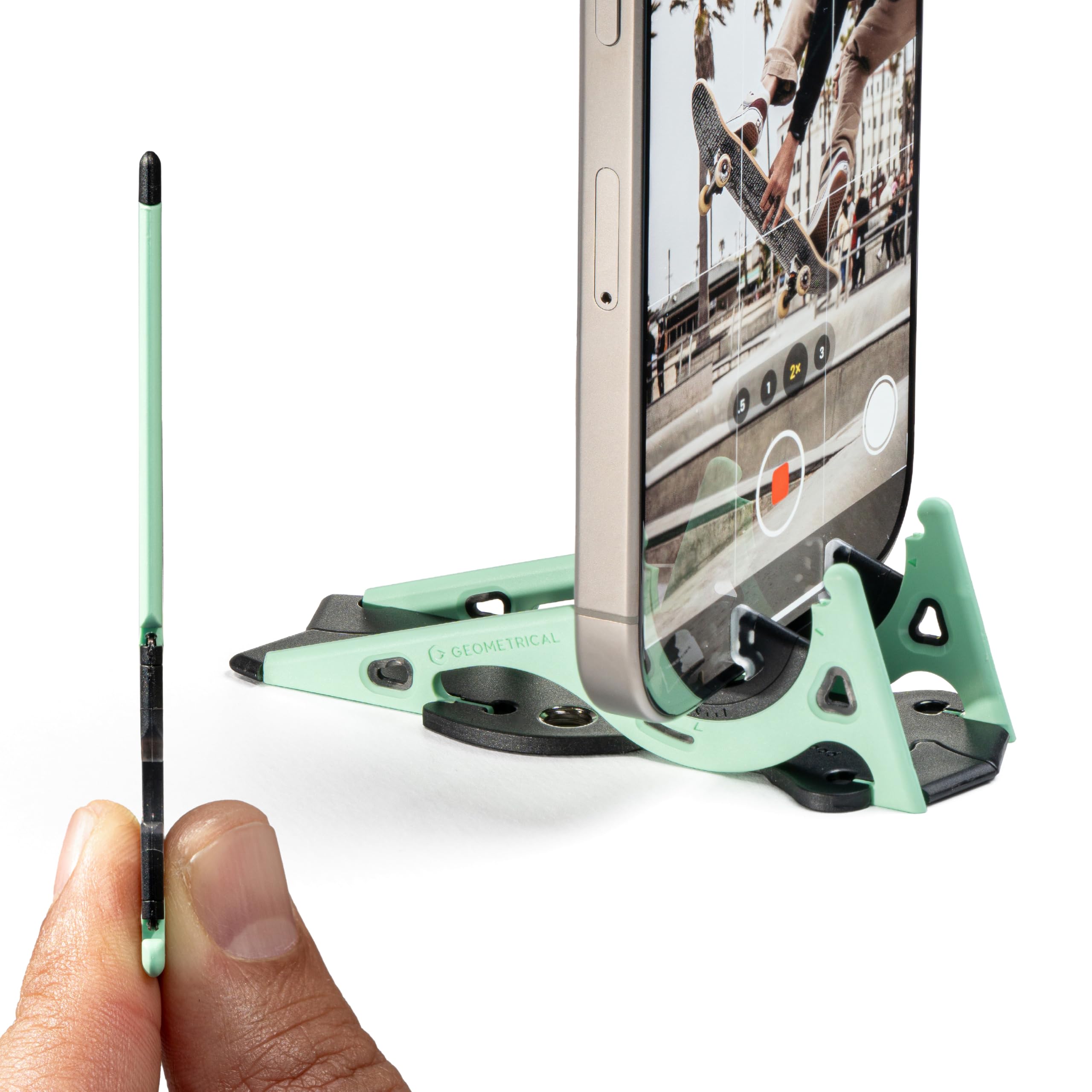 Pocket Tripod PROv2 Wallet-Size iPhone Tripod - Universal Kit Jasper Green