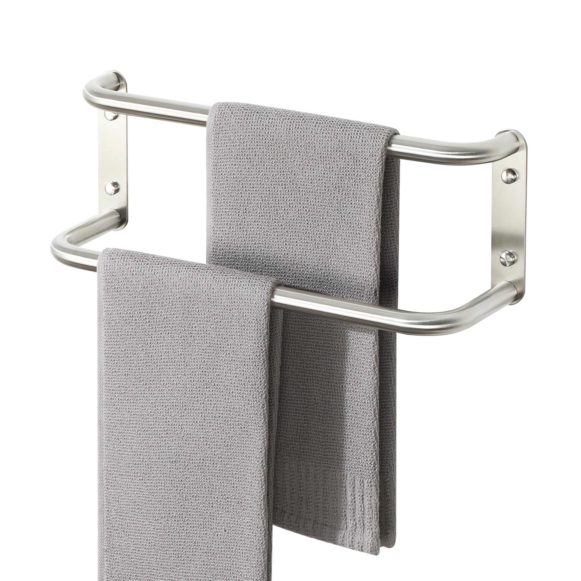 Mooche Towel Rail Wall Mounted, Bathroom Towel Holder Double Towel Holders, SUS304 Stainless Steel Towel Bar