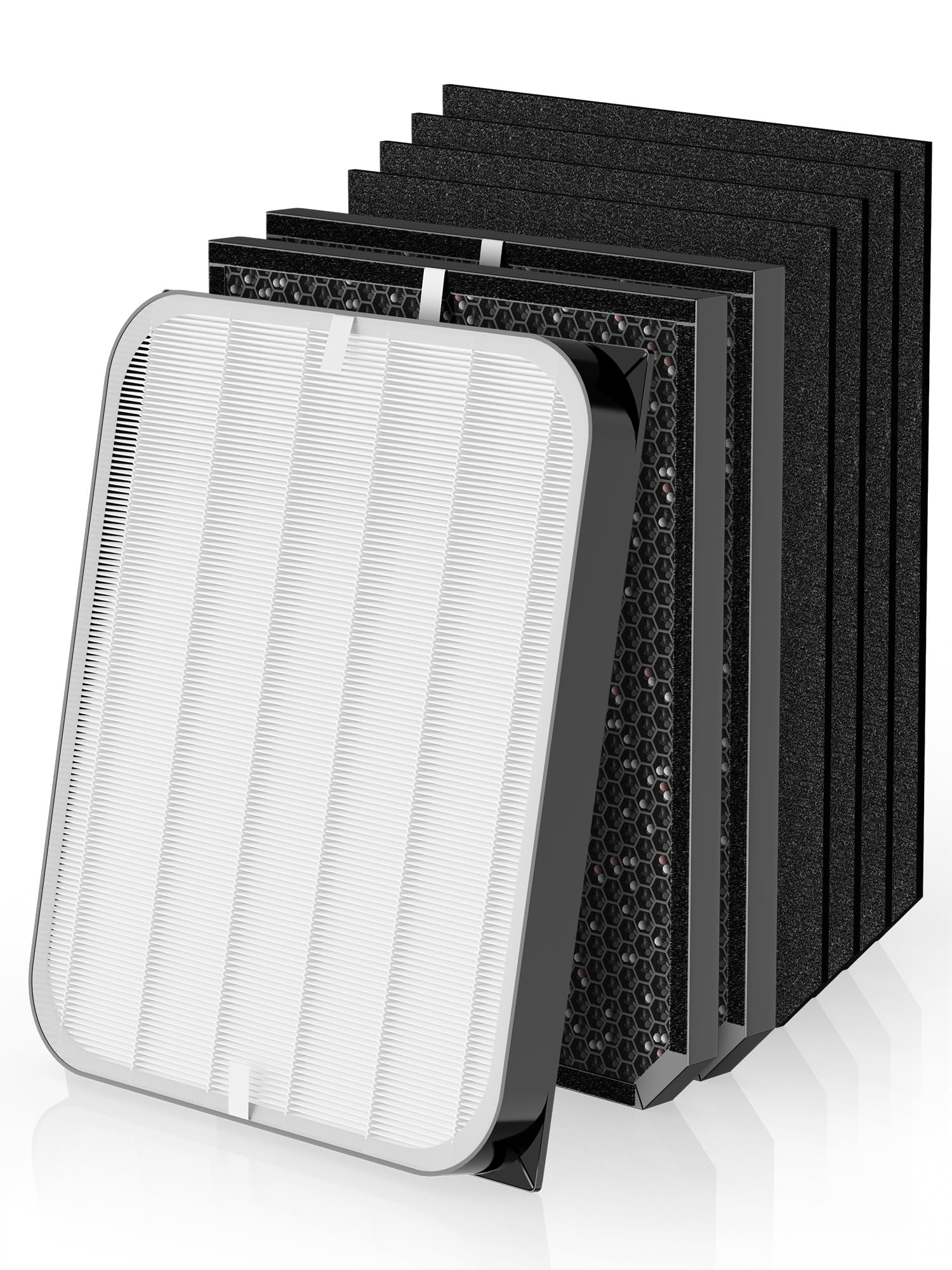 3500 Replacement Filter Compatible with Air Doctor 3500 Serie Air Purifier, fits Model 3000 3500 3500i, 1 Premium Filter + 2 VOCs Filters + 4 Pre-Filters