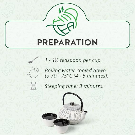 Jasmine Queen Premium Loose Leaf Green Tea With Jasmine – Low Caffeine Imperial Chinese Tea – Relaxing & Calming (175g)
