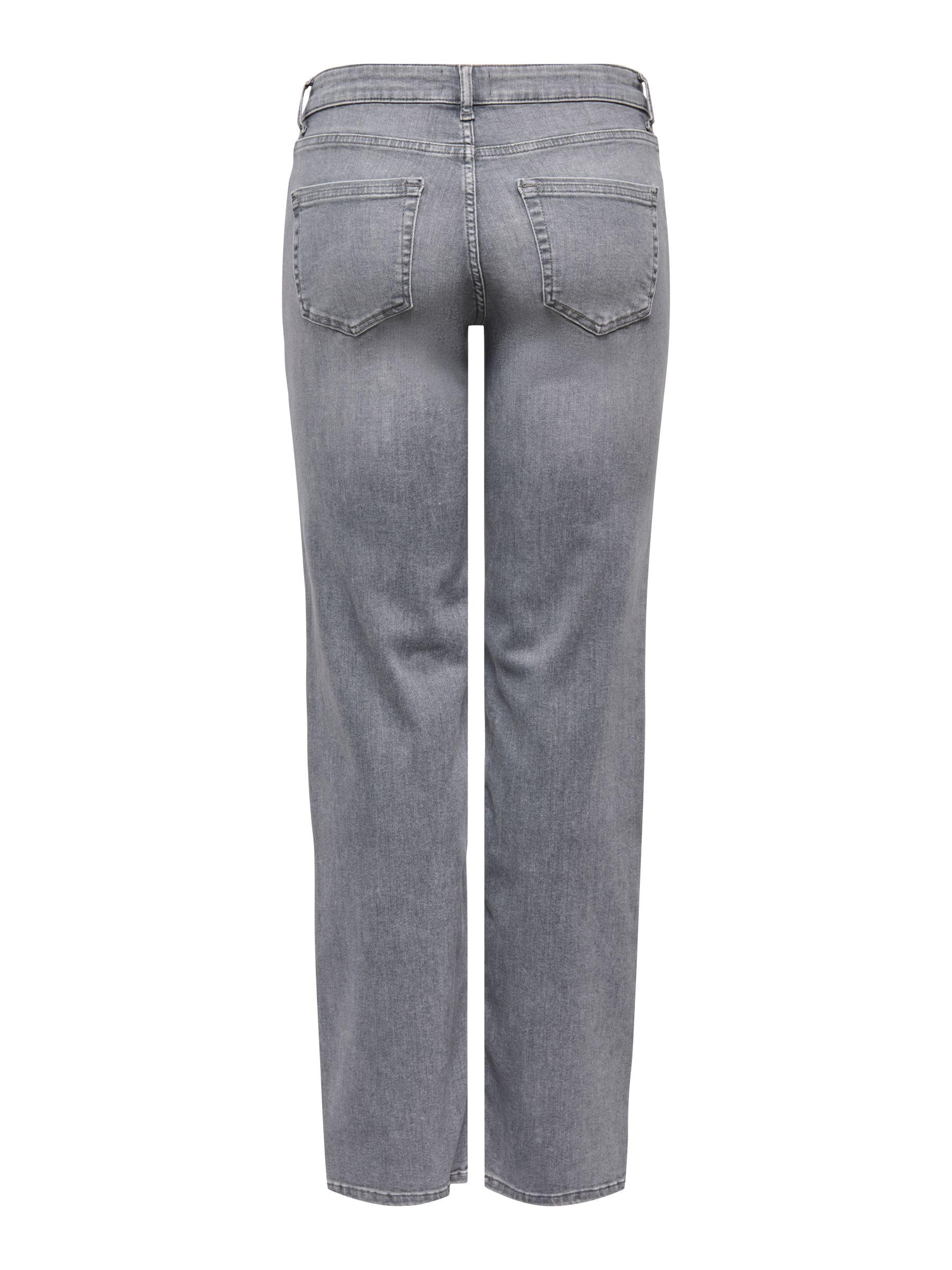 ONLY Female Straight-Fit Jeans ONLBLUSH Mittlere Taille Gerade geschnitten Jeans