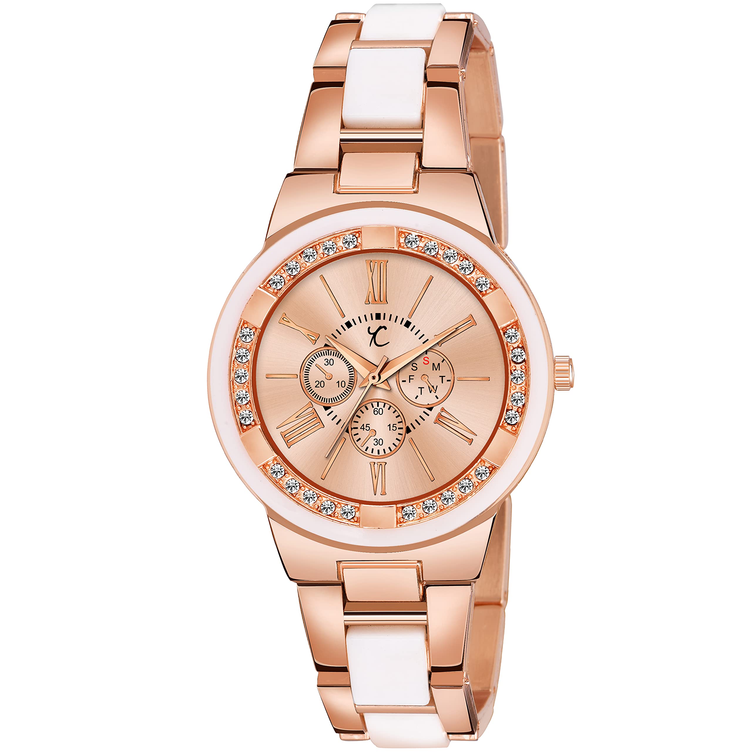 YOUTH CLUB PEARL-336RG, Designer Rosegold Colour Analogue Watch for Girls & Women (Rose Gold) (B098T6YGB6) Amazon Price History, Amazon Price Tracker