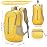 ZOMAKE Ultra Lightweight Packable Backpack 25L, Foldable Hiking Backpacks Water Resistant Small Folding Daypack for Trave(Lemon yellow)