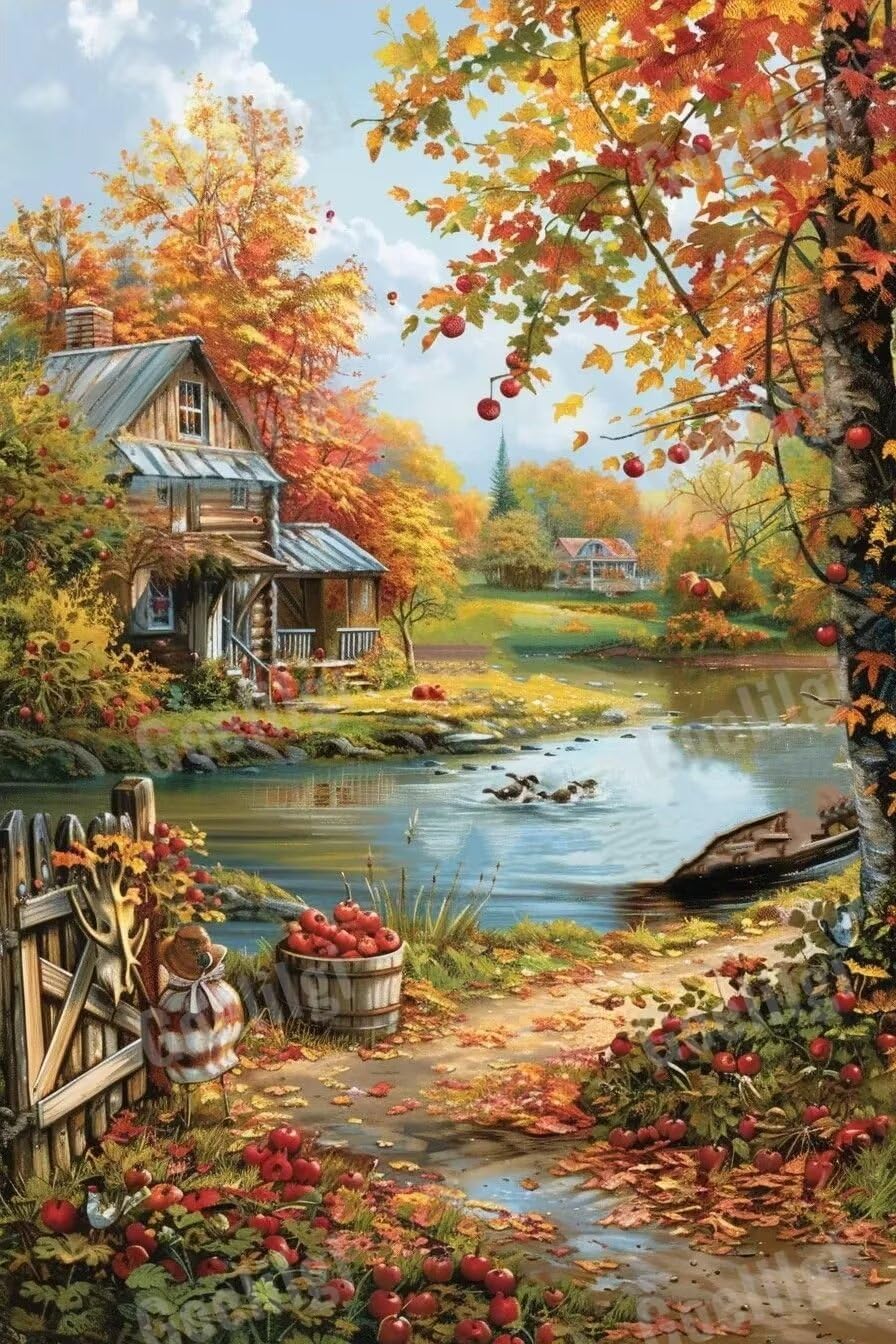 1000 Magic Fall Farm Animal Puzzles For Adults 1000 Pieces Nature, Fantasy Autumn Landscape Art , Funny Puppy Bird Cat Cow Puzzle Jigsaw Puzzles 1000 Magic Fall Farm Animal Puzzles For Adults 1000 Pieces Nature, Fantasy Autumn Landscape Art , Funny Puppy Bird Cat Cow Puzzle Jigsaw Puzzles