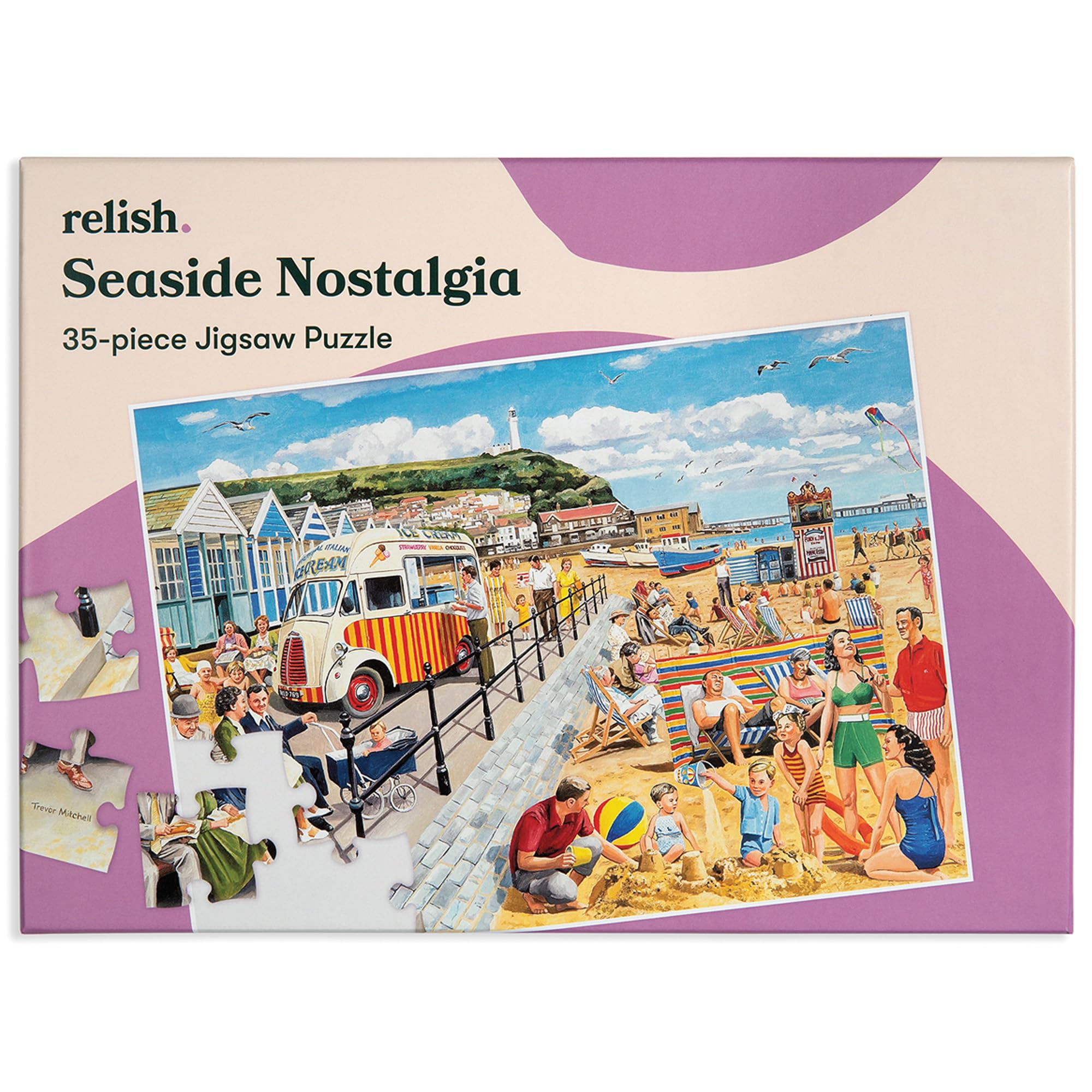 Relish - Dementia Jigsaw Puzzle for Adults, 35 Piece Seaside Nostalgia Puzzle - Activities & Gifts for Elderly People with Alzheimer's