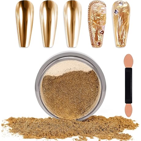 Laza Chrome Nail Powder: Mirror Effect for Captivating Manicures