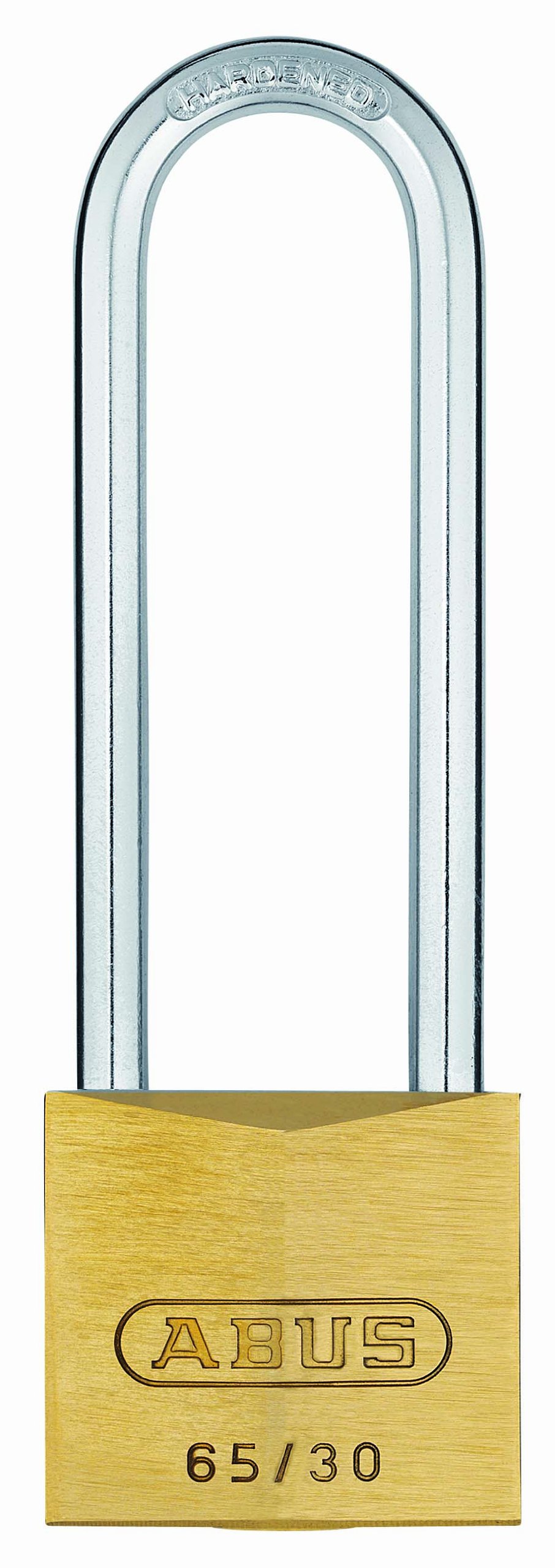 Abus 12293 Cadenas en laiton à anse longue de 60 mm avec passe partiel 6301