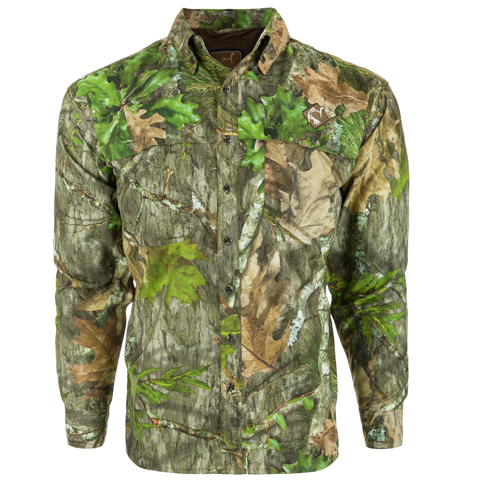Drake WaterfowlDrake OT1000-MEN-003-2 Men's Mesh Back Flyweight Shirt 2.0 Obsession Medium