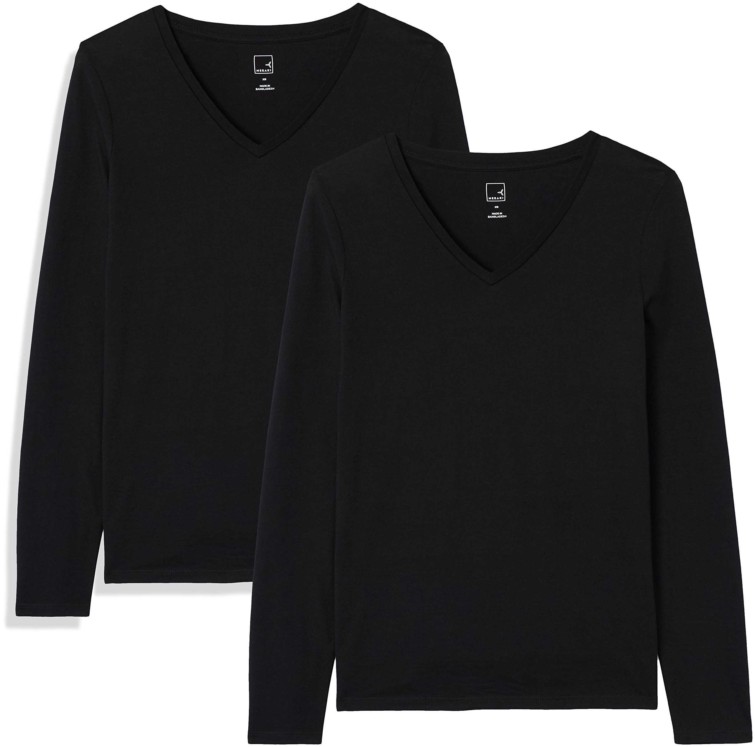 Women's Long Sleeve V Neck T-Shirt