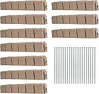 Vista 27 de Beuta Borde de paisaje Borde de borde de jardín Bloques de piedra sintética para bordes de césped, macizos de flores y bordes de patio – 1