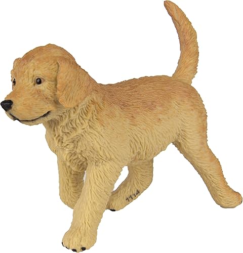 Safari Ltd Best in Show - Golden Retriever Puppy - Modelo realista de figura de juguete pintado a mano - Construcción de calidad a partir de