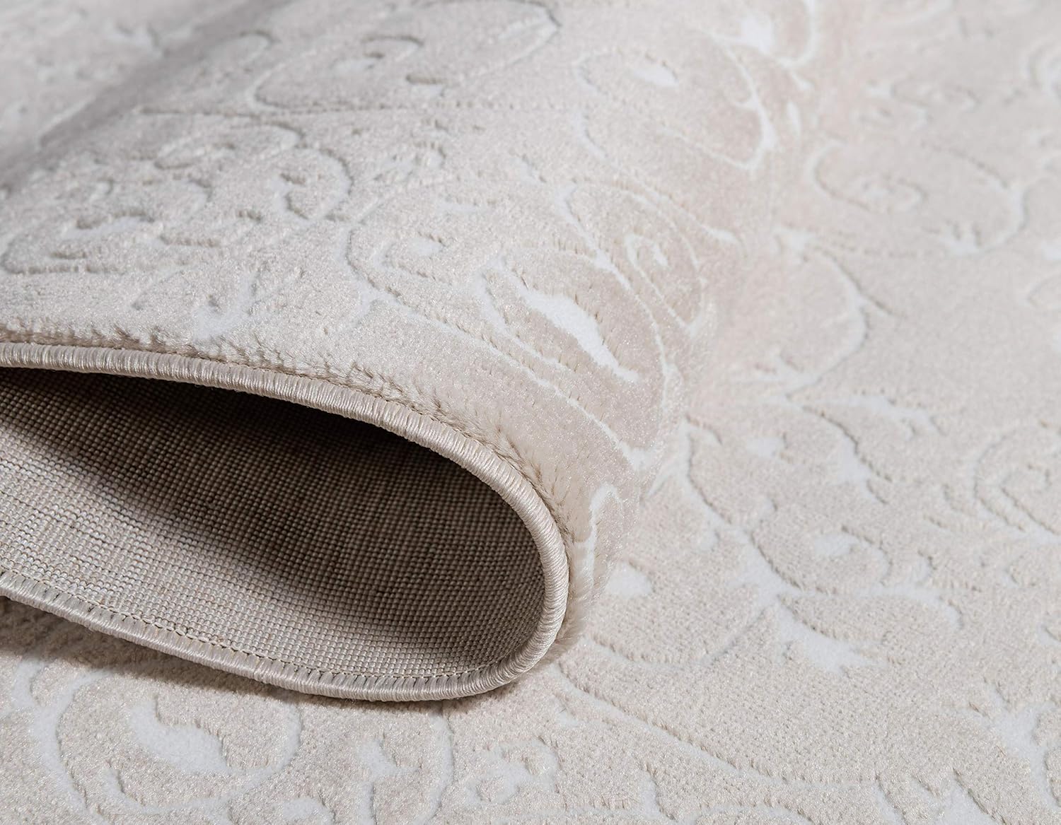 Unique Loom Rushmore Collection Area Rug - Adams (2' x 6' 1" Runner, Beige/ Ivory)