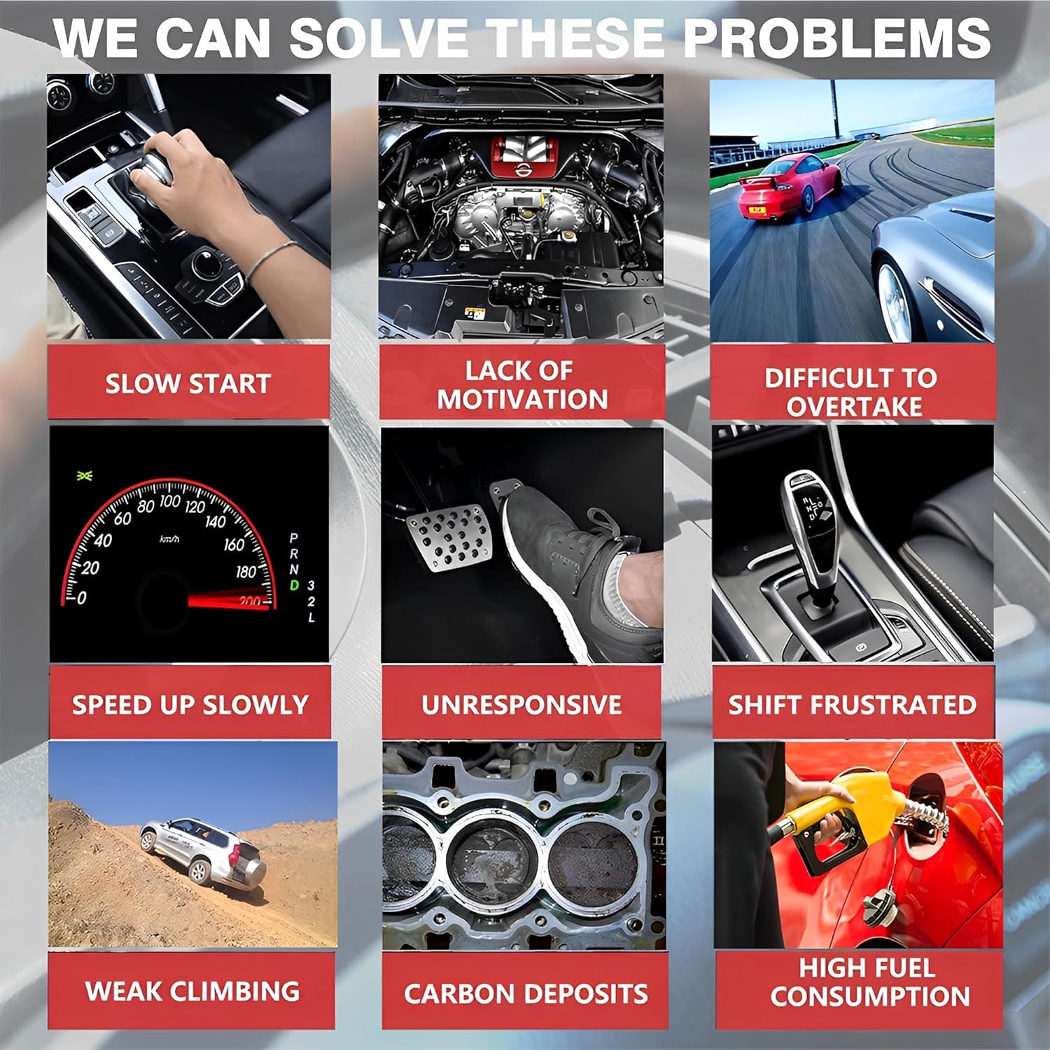 Throttle Response Controller Compatible for 2012-2018 Chevrolet Corvette C7(2012-2018) 9 Drive Modes Throttle Controller Connected APP Wind Booster GT Fuel-efficient Accelerator