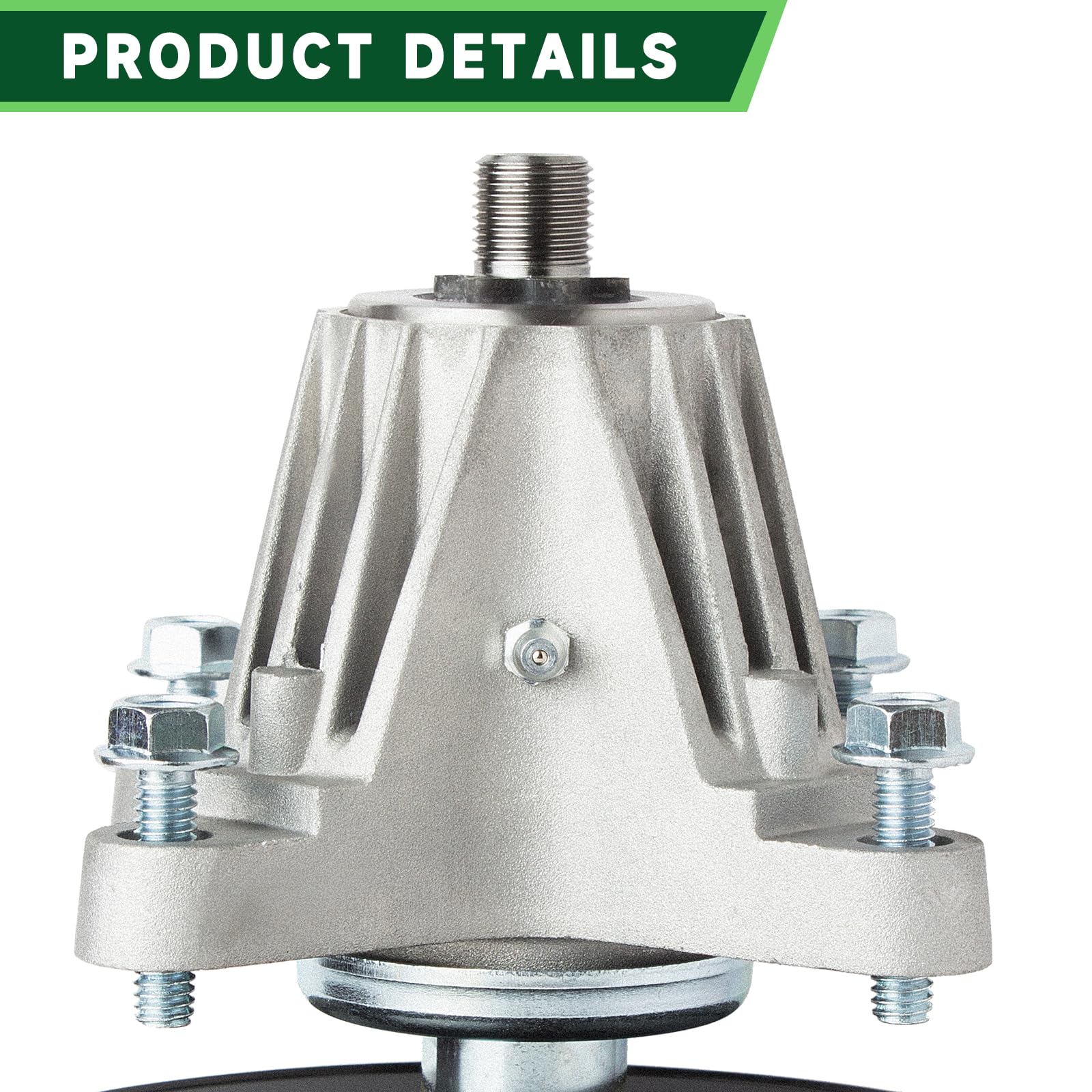 918-06977 - Conjunto de husillo para cortacésped MTD Cub Cad et Troy Bi lt 918-06977A 618-06977 618-06977A para cubierta de 46 pulgadas