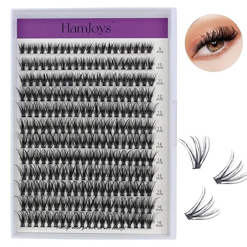 Miniatura 1 de Extensiones de pestañas en racimo 40D 0.07 C, pestañas individuales de 0.354-0.630 in, bandeja de pestañas de visón sintético, extensiones de