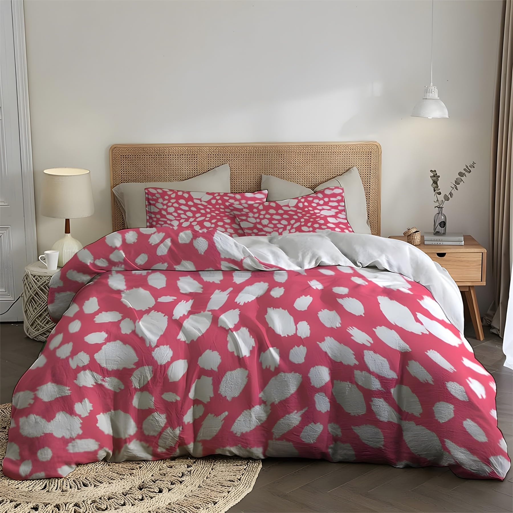 Housse de Couette Fermeture Éclair 220x240 Lit 2 Personnes