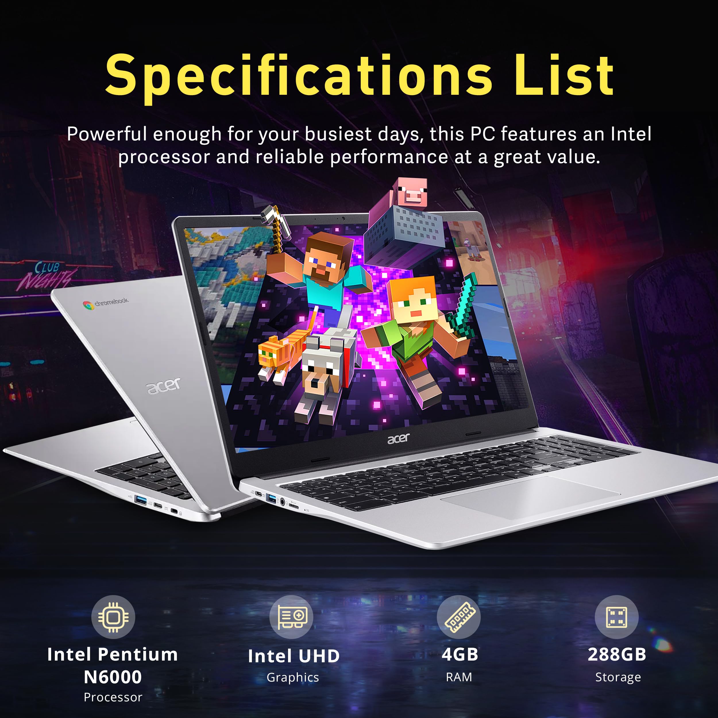 Amazon.com: acer Chromebook 315 Laptop, 15.6