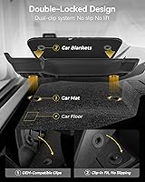 Vista 123 de 3W Alfombrillas de suelo aptas para Benz E-Class 2017-2023 TPE para todo tipo de clima, ajuste personalizado para E300, E320, E400, E350, E63, E550