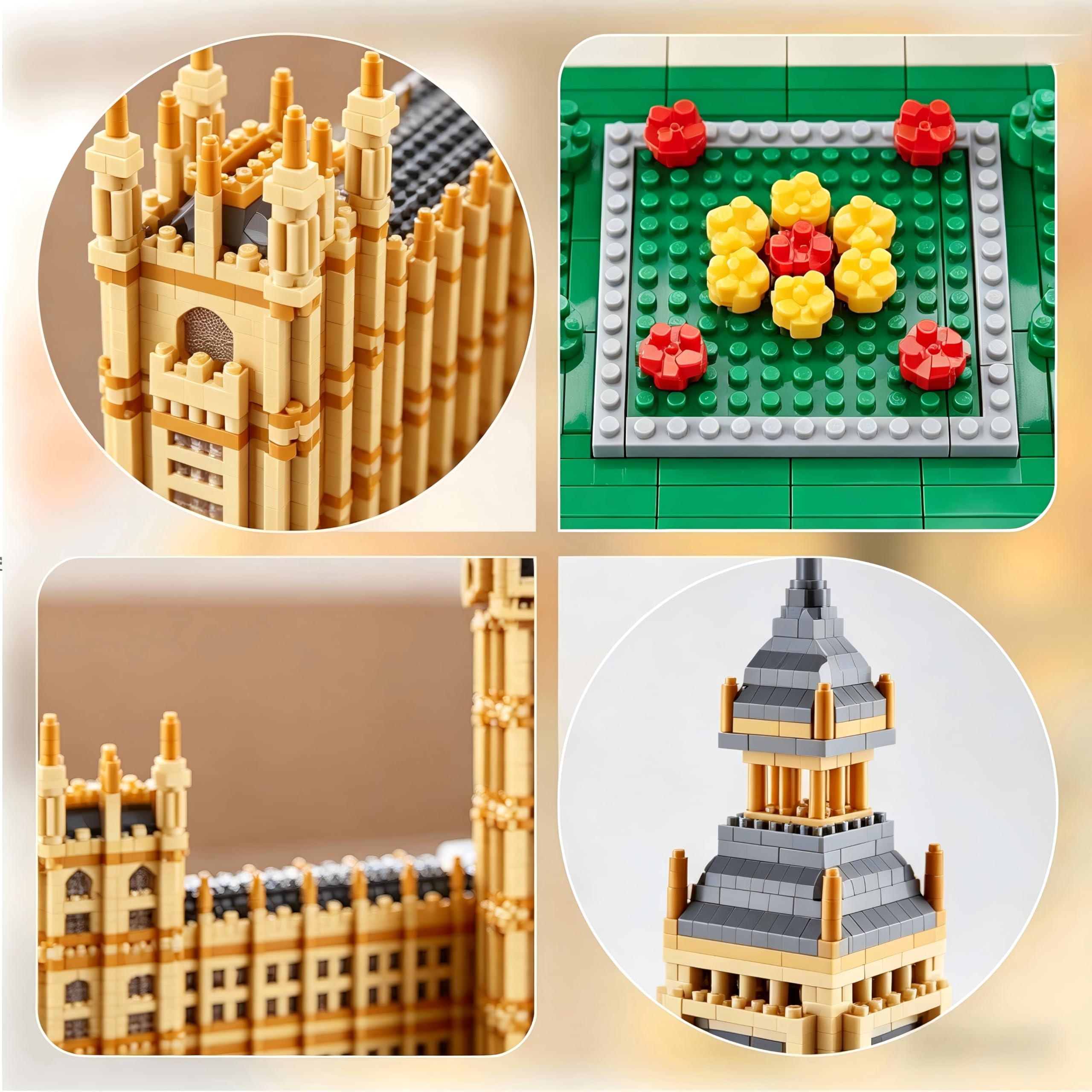 Amazon.com: Komvoor World Famous Architecture Micro Building