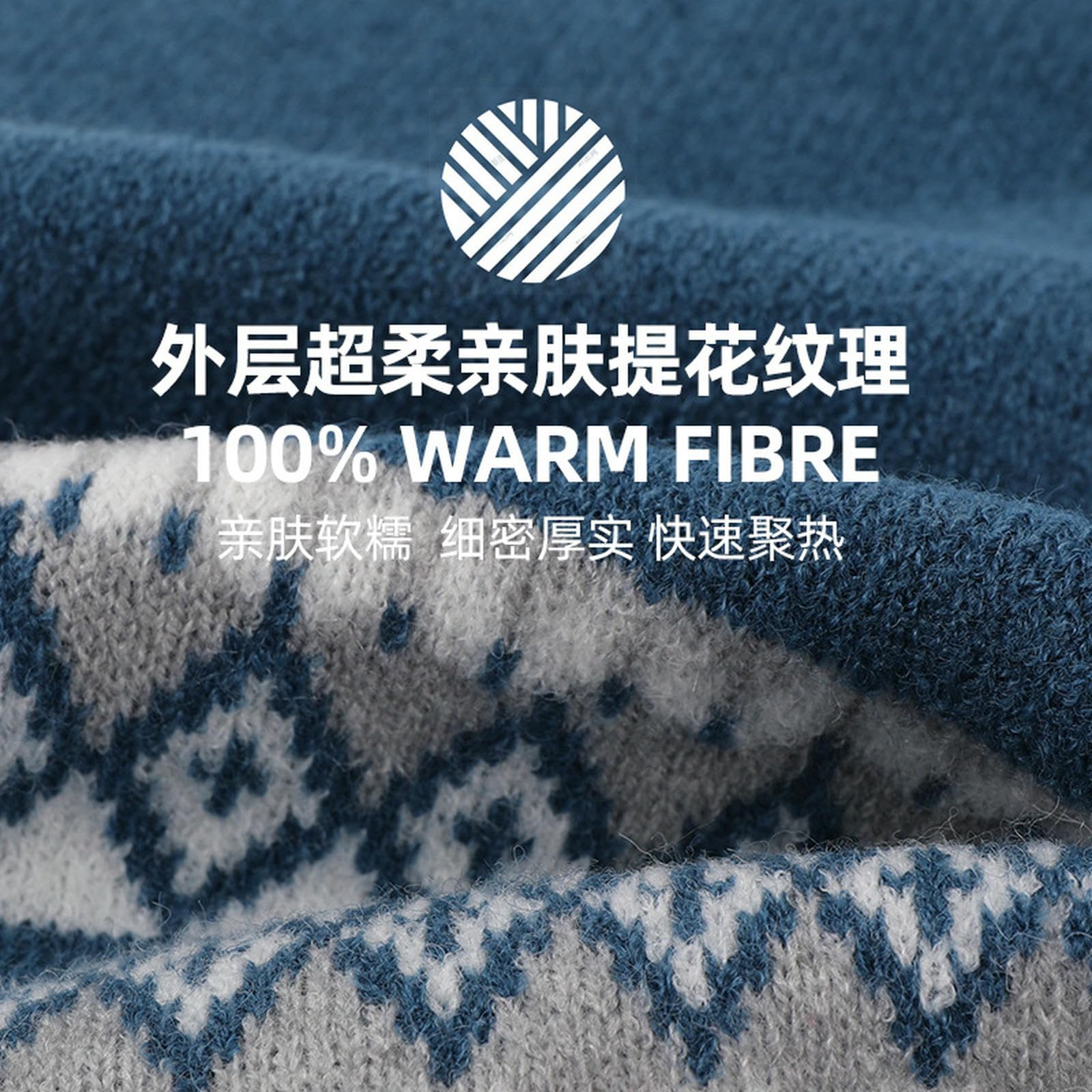 Wintermütze Schal Handschuhe Set Dreiteiliges Für Erwachsene, Bestehend Aus Bommelmütze, Und Handschuhen, Warme Jacquard-Strick-cremeweißer Jacquard-Anzug