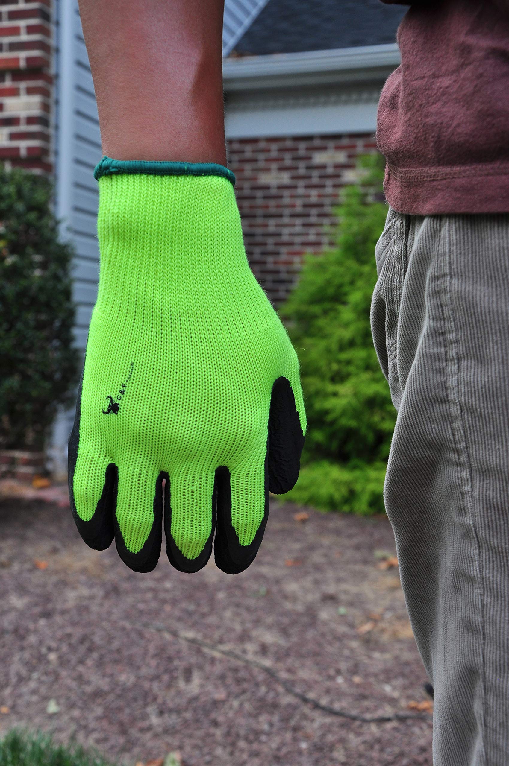 Gants De Jardinage Pour Femme, Gants De Travail Pour Femme Avec Revêtement En Mousse Nitrile, 6