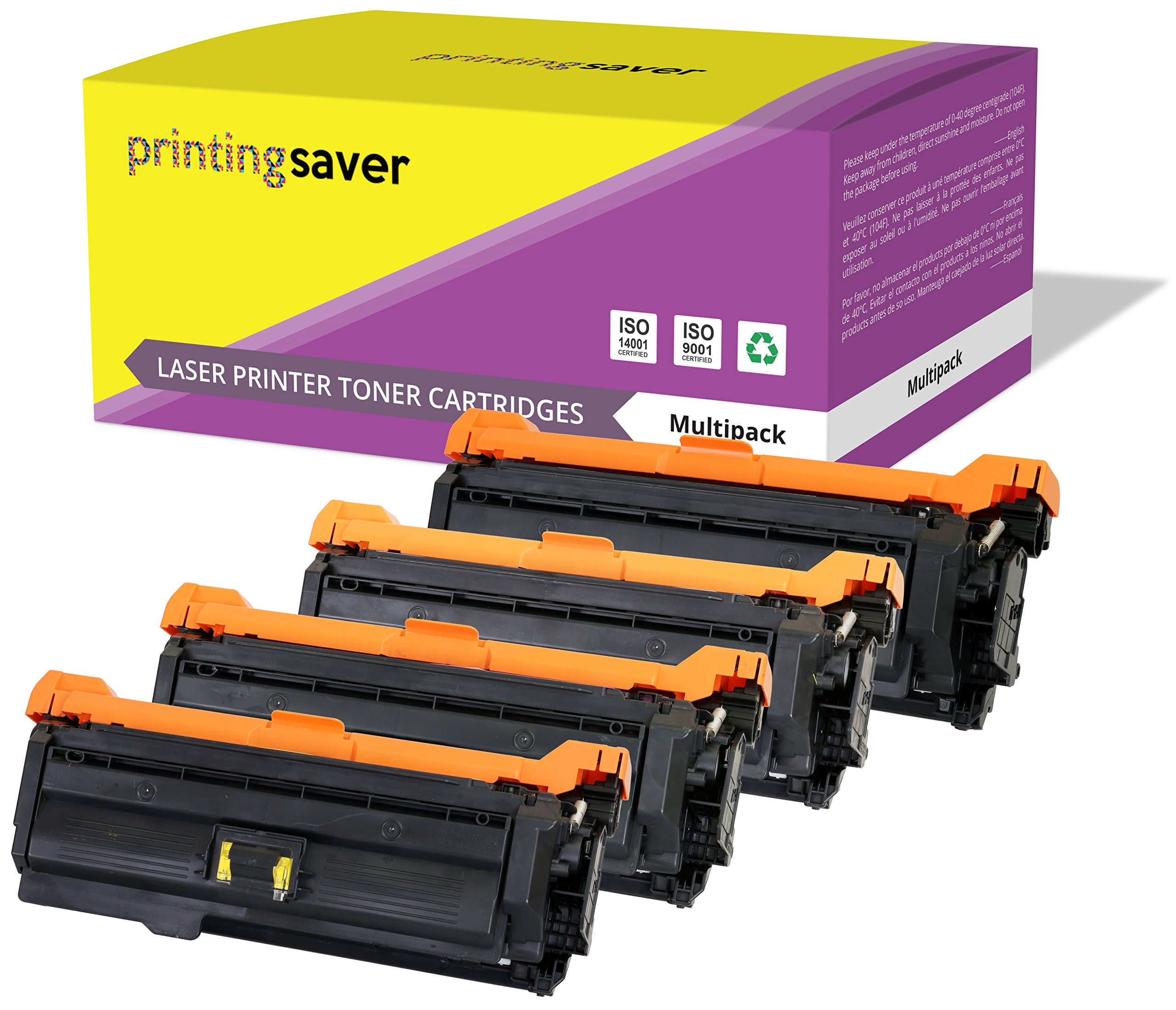 Zestaw 4 kompatybilnych kartridży z tonerem CE260X (649X) CE261A CE262A CE263A (648A) do HP Color LaserJet CP4025 CP4025DN CP4025N CP4520 CP4525 CP4525DN CP4525N CP4525XH 540 cm 4540F