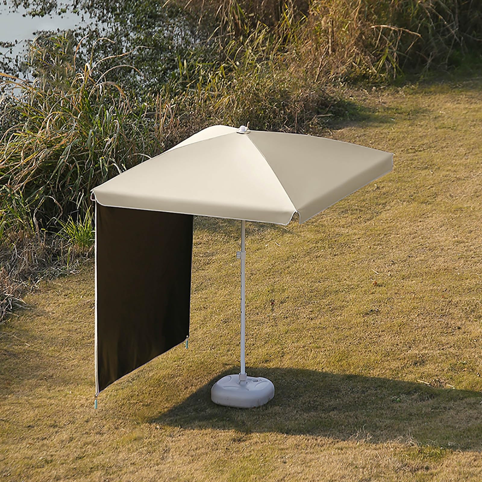 Przenośny parasol zewnętrzny, składany parasol plażowy z ochroną UV, Trwała aluminiowa opłata na kemping, patio, ogrodowy cień Canopy