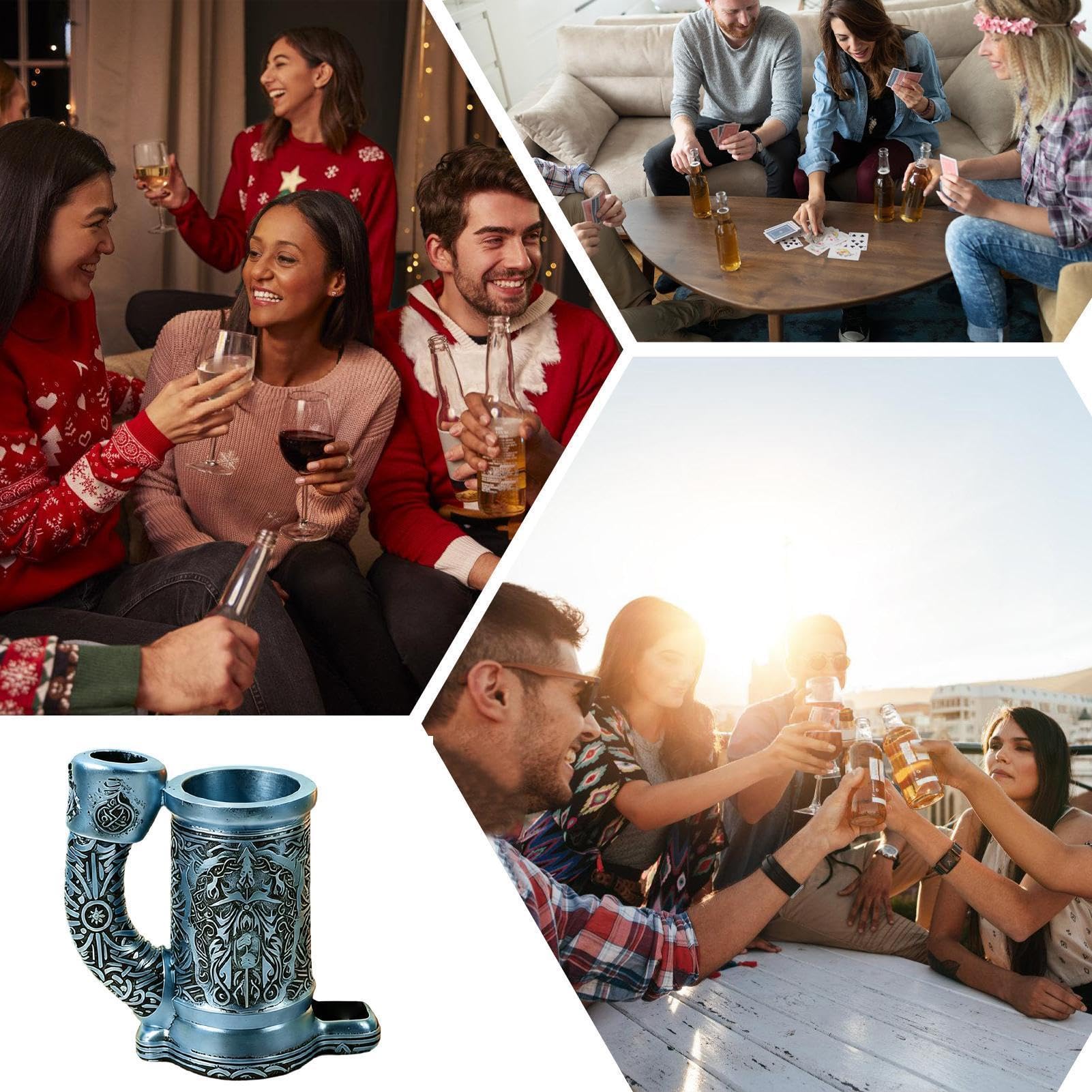 Porta bevande isolato a forma di torre dei , per e vino