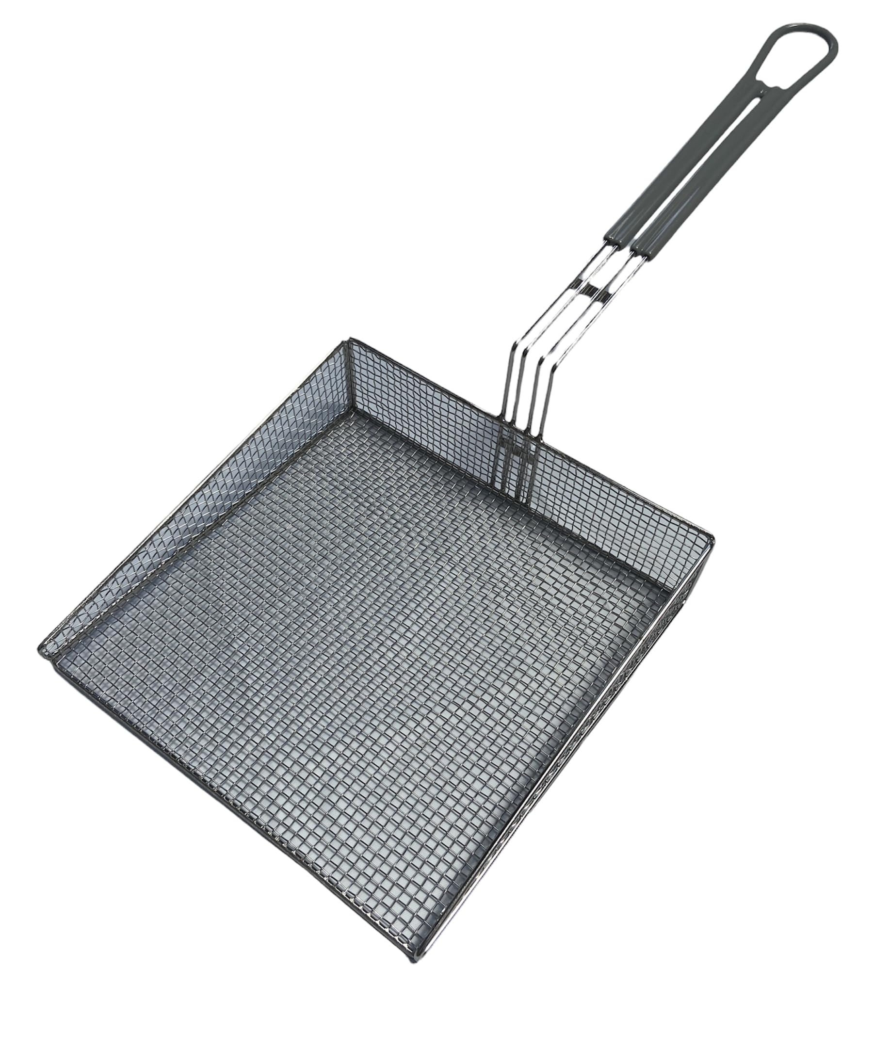Quality Industries Stainless Steel Fry Shovel with 355mm Handle, 300x300mm (12
