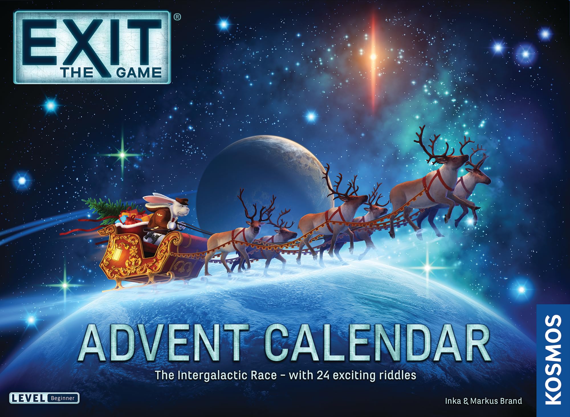 EXIT: The Game - Calendario dell'Avvento - La corsa intergalattica | Escape Room | 24 giorni di indovinelli | Traditon di Natale | Gioco spaziale