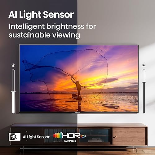 Miniatura 8 de Hisense Televisor inteligente Fire de 55 pulgadas E6 Cinema Series QLED 4K UHD (55E6QF, modelo 2025)  QLED, sensor de luz AI, Dolby Vision  Atmos,