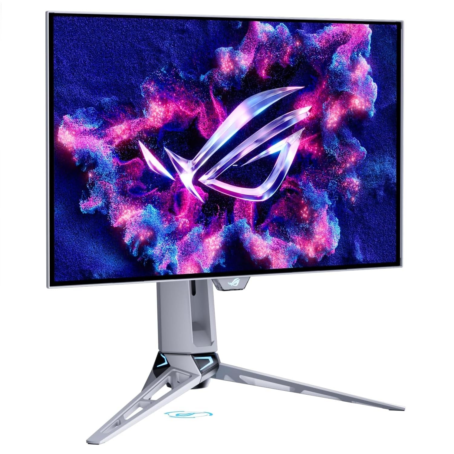 ASUS ROG SWIFT OLED PG27AQWP-W, Monitor Gaming da da 26,5" WOLED, Argento | (2560x1440), TrueBlack Glossy, Dual-Mode (Refresh Rate da 54Hz a 72Hz), 0,02ms (GTG), Compatibile conG-SYNC, DisplayPort 2.1