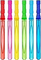 Vista 8 de JOYIN - Varitas grandes de 14.6 pulgadas para hacer burbujas para niños, 6 piezas con solución de recambio, juguete de verano, recuerdo de fiesta