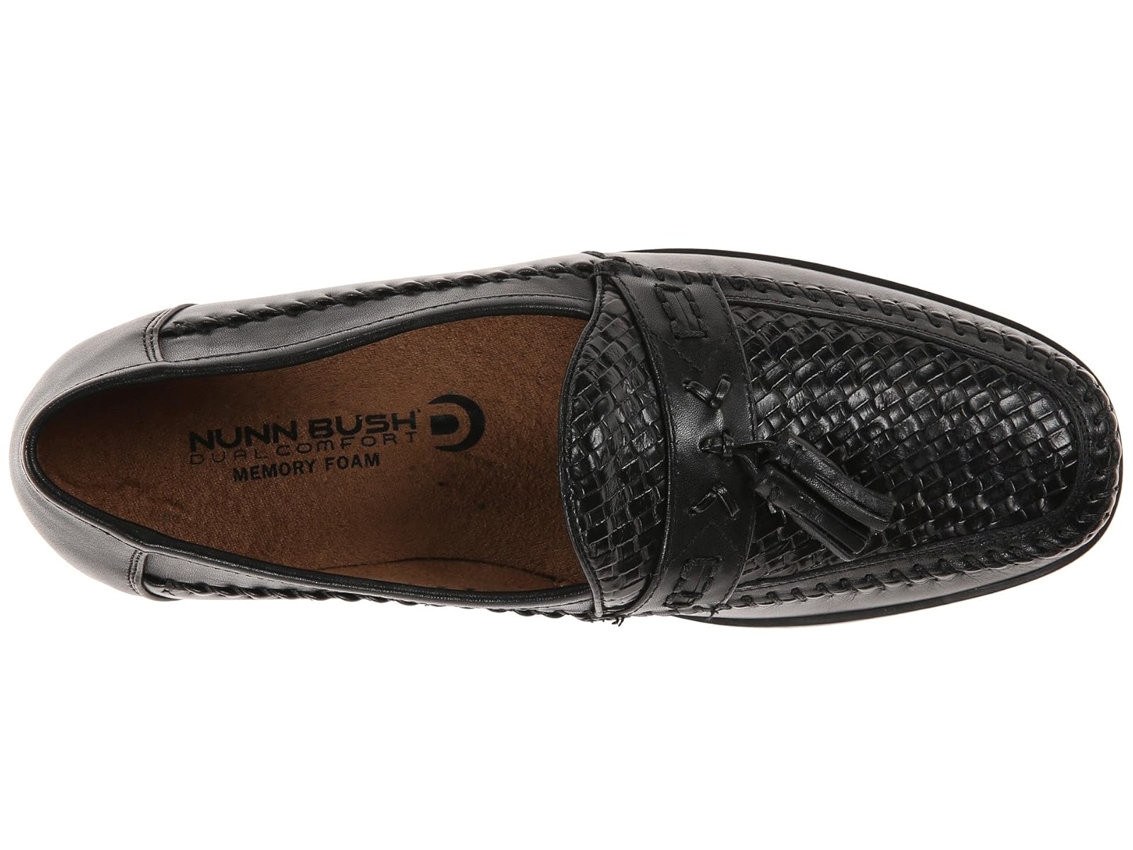 Man's Loafers Nunn Bush Strafford Woven Moc Toe Loafer - Picture 3 of 15