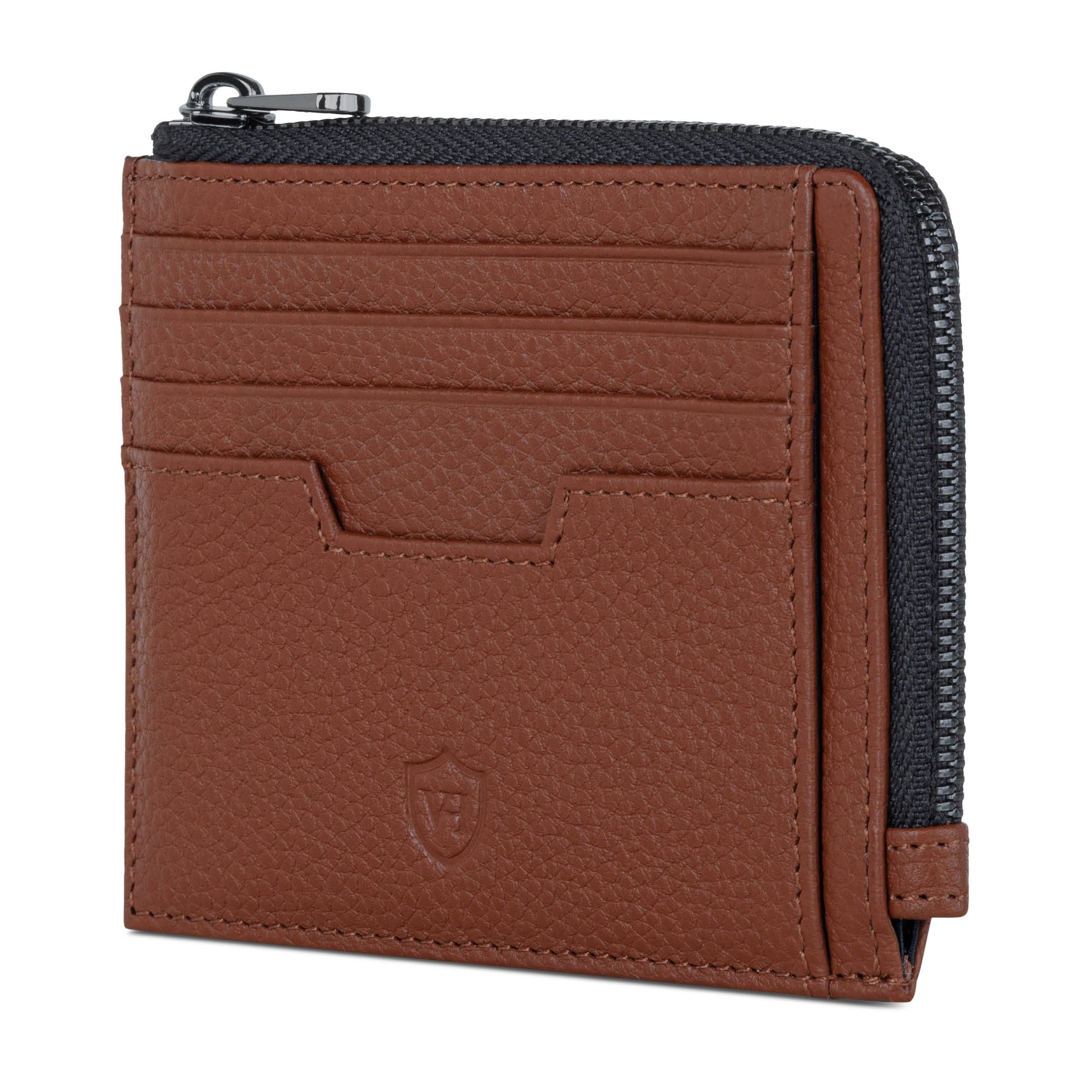 VON HEESEN Echtleder RFID Kartenetui aus Nappa-Leder - 9 Fächer - Querformat Kreditkartenetui für Damen & Herren